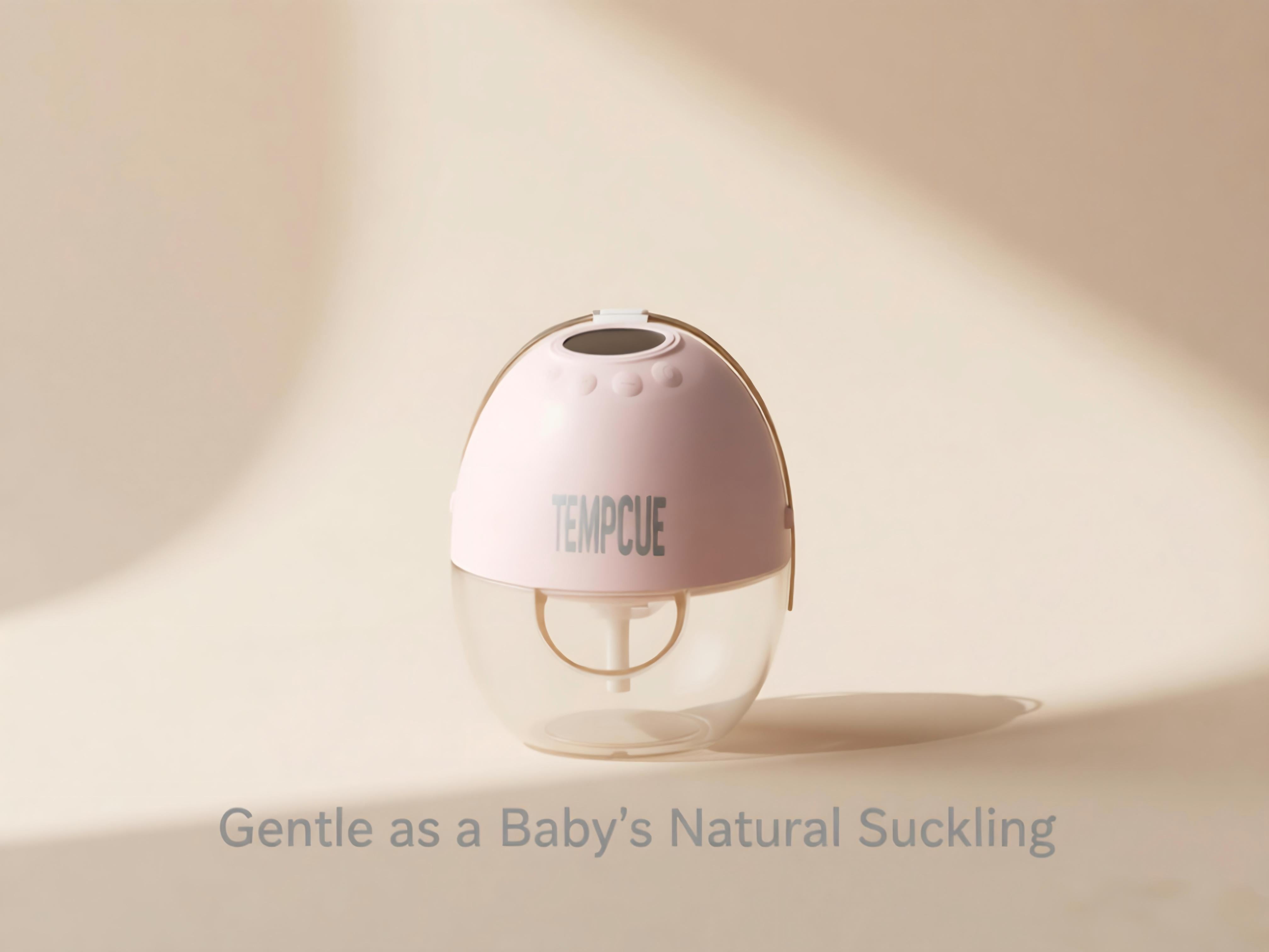 TEMPCUE Hands-Free Breast Pump, Wearable Breastfeeding Pump 4 Modes 9 Levels with 18/21/24MM Flange, Electric Breast Pump Portable