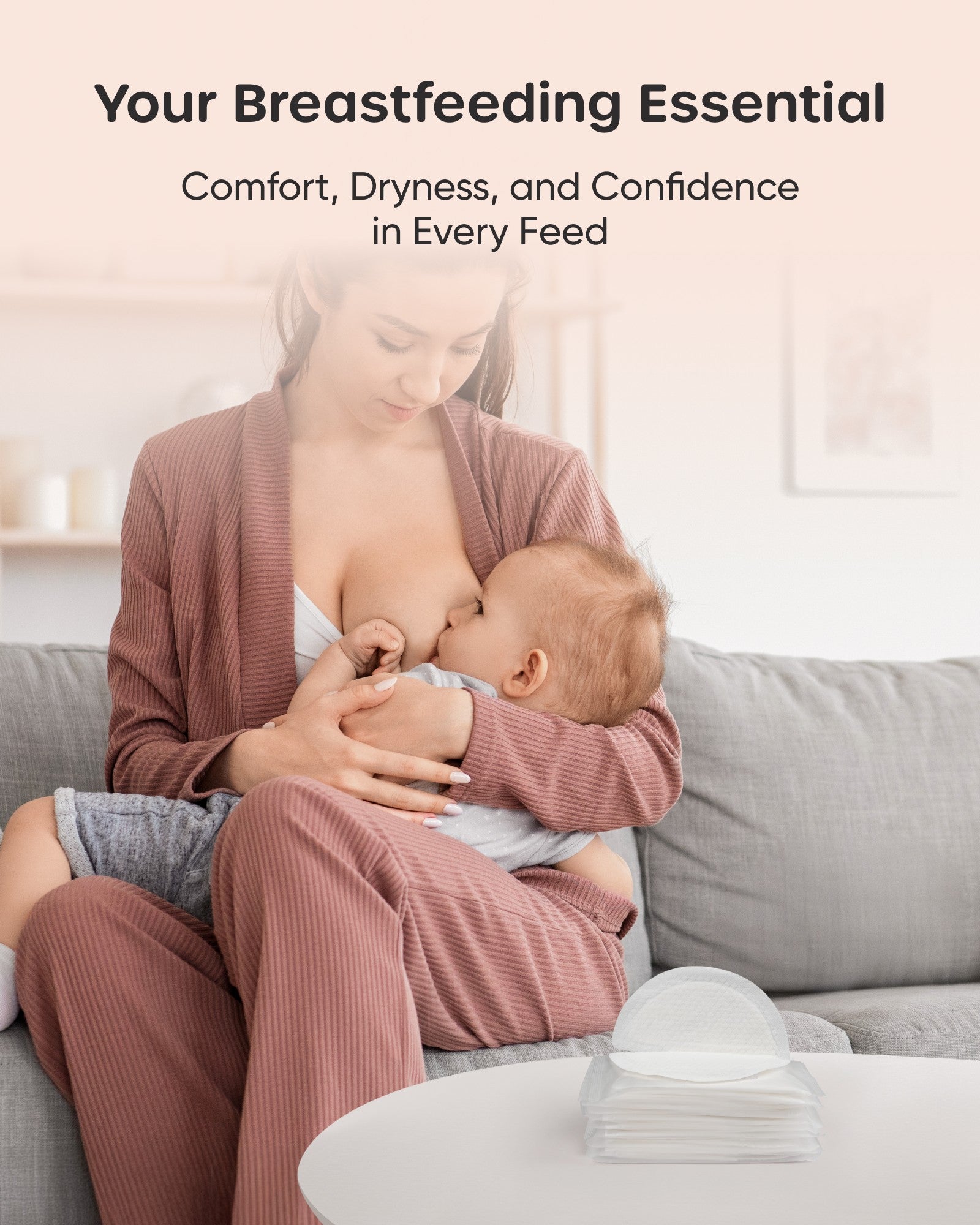 Nuliie Super Absorbent & Featherlight Disposable Nursing Pad